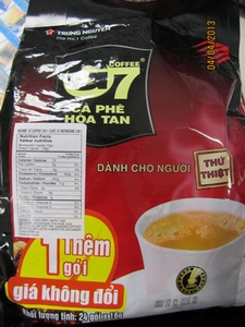 Trung Nguyen G7 brand Coffee 