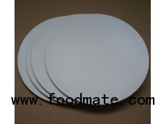 10"white waxed top cake circle