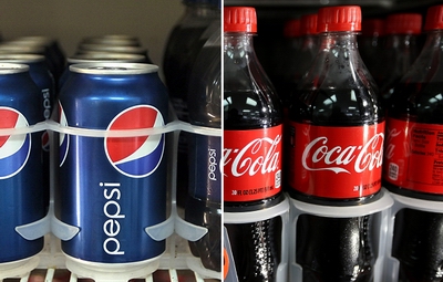 Pepsi and Coke