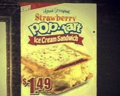 Pop-Tart Ice Cream Sandwich