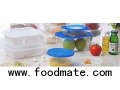 Microwave PP Food container with lid 750ml