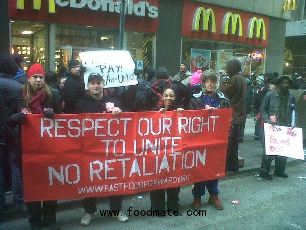 Fast food workers across America strike over 'too low' wages