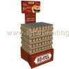 Food cardboard easel display outdoor food display dump bins for retail