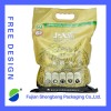 plastic vacuum rice bag with bag handle