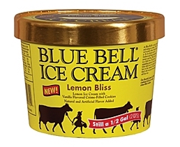 lemon-flavored ice cream