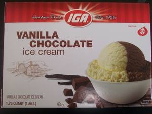 Vanilla & Chocolate ice cream