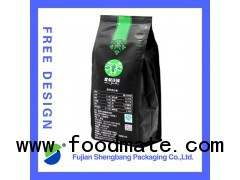 standard coffee bag with valve custim is available