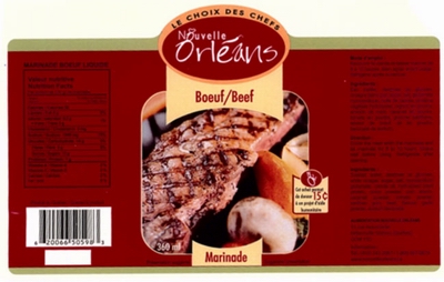 Nouvelle Orleans brand Marinades