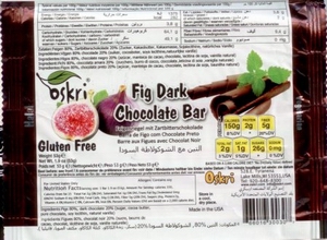 Oskri brand Dark Chocolate Bars