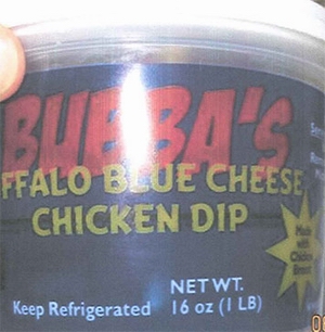 BUBBA’S Buffalo Blue Cheese Chicken Dip