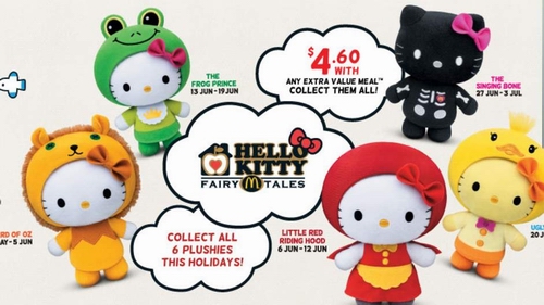 McDonald's Hello Kitty Toys