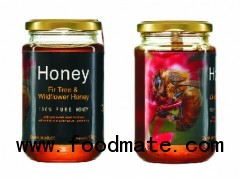 Fir tree and wildflower Greek Honey