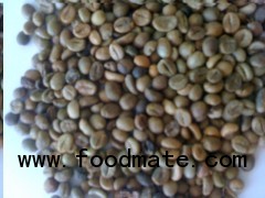 Buon Me Thuot unwashed Robusta green coffee beans, Grade 1, Screen 16