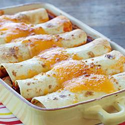 Green Chile Chicken Enchiladas