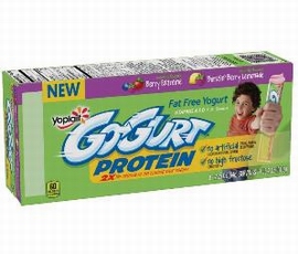 Yoplait Go-Gurt Protein yogurt