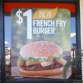 French Fry Burger