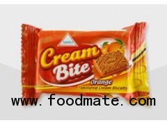 Amulya CreamBite Orange Flavoured Cream Biscuits