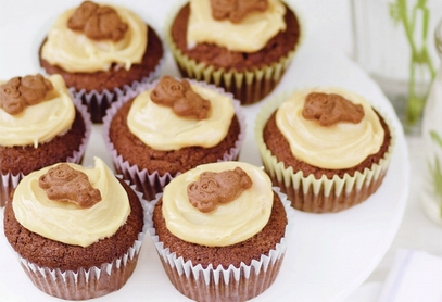 Tiny teddy cupcakes