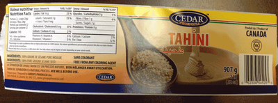 Cedar brand Tahini