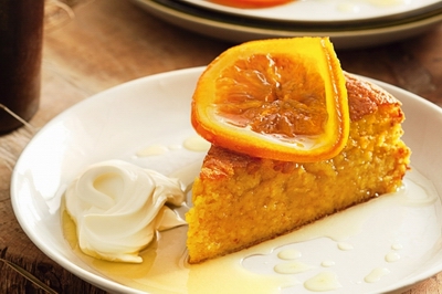 Flourless orange cake