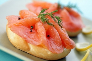 smoked salmon