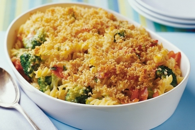 Ham and broccoli pasta bake