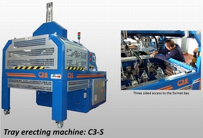 Tray erecting machine C3-S