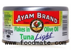 Ayam Tuna Flakes In Olive Oil Light Oil