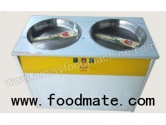 Fried Ice Machine-Double Pans
