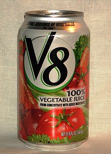 V8 fruit juice