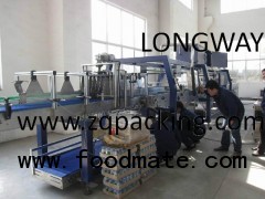 overwrapping machine---with auto tray feeding    Shrink packing machine