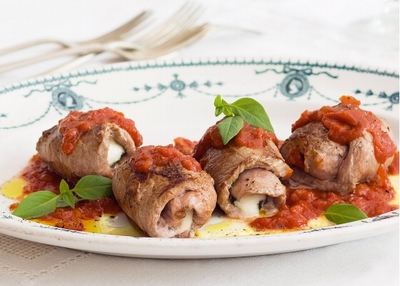 Veal involtini