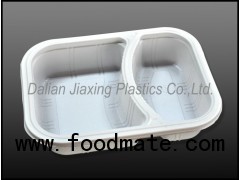 High barrier EVOH plastic food tray