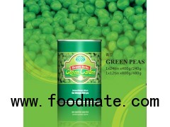 canned green peas