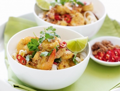 Thai prawn curry