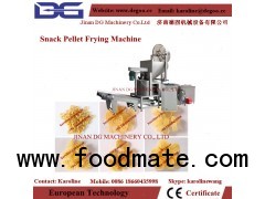 automatic snack pellet snack pallet food fryer machine
