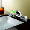 changement de couleur conduit chute généralisée robinet d'évier de salle de bains (finition chr