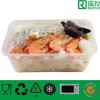 plastic clear lunch food storage container
