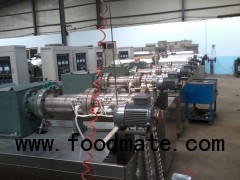 Double-screw food extruder machine