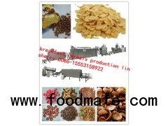 Fully Automatic corn flakes(breakfast cereals)food extruder machine