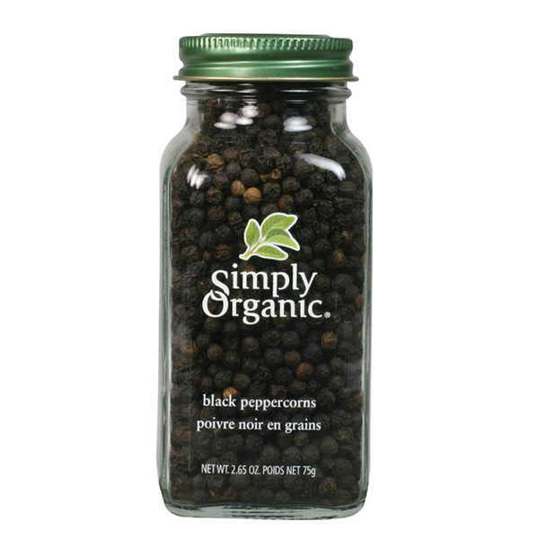 black peppercorns