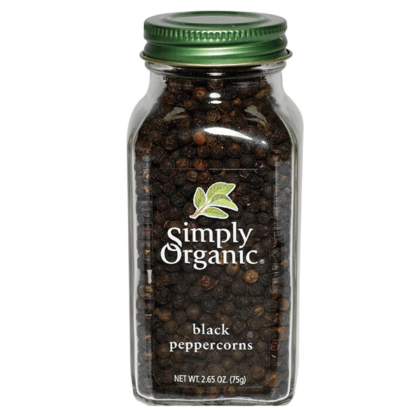 black peppercorns