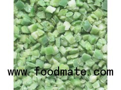 frozen green pepper diced