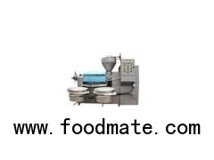 Integrated screw oil press