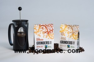 Certified Fairtrade coffee beans