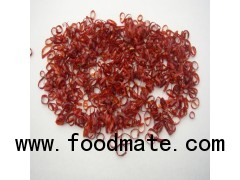 Dried Red Hot Chili Rings