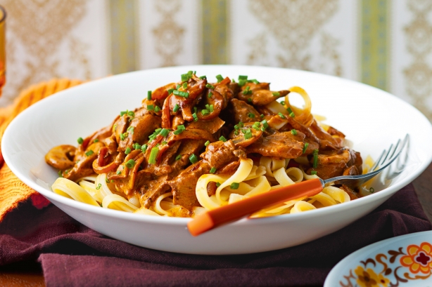 Beef stroganoff