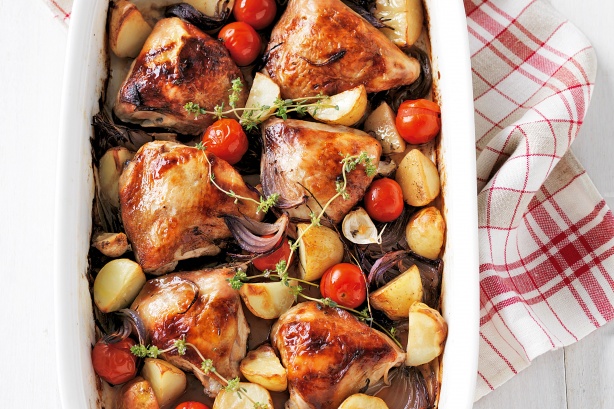 Balsamic chicken bake