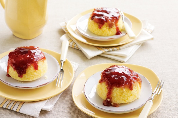 Steamed jam puddings