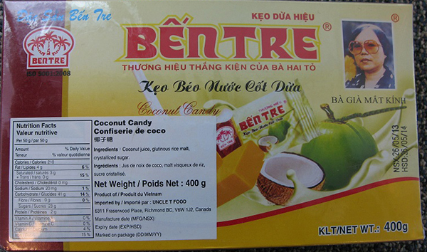 Ben Tre brand Coconut Candy